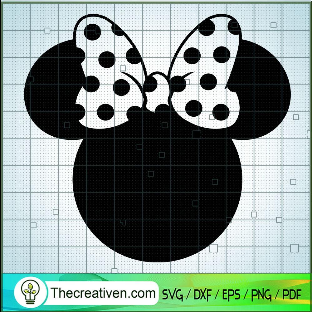 Minnie Head Polka Dot Bow SVG, Mickey And Minnie SVG, Walt Disney SVG 1 Minnie Head Polka Dot Bow SVG, Mickey And Minnie SVG, Walt Disney SVG