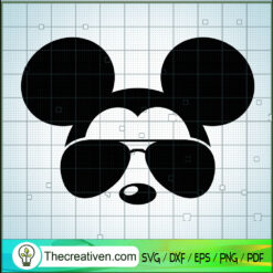 Mickey Sunglasses SVG, Mickey And Minnie SVG, Walt Disney SVG