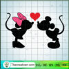 Mickey Kiss Minnie SVG, Mickey And Minnie SVG, Walt Disney SVG