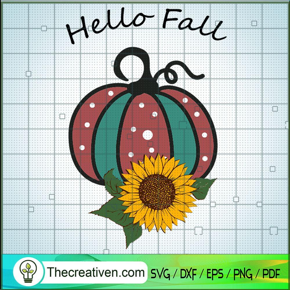 Fall Pumpkin SVG Cut File for Cricut & Silhouette Design 41814 1 Fall Pumpkin SVG Cut File for Cricut & Silhouette Design 41814