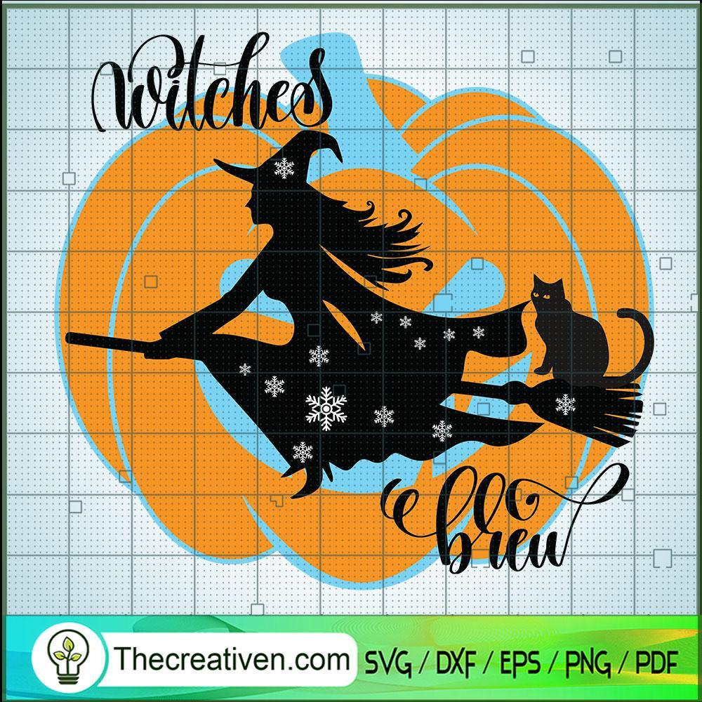 Halloween Witch Party SVG Cut File for Cricut & Silhouette 1 Halloween Witch Party SVG Cut File for Cricut & Silhouette