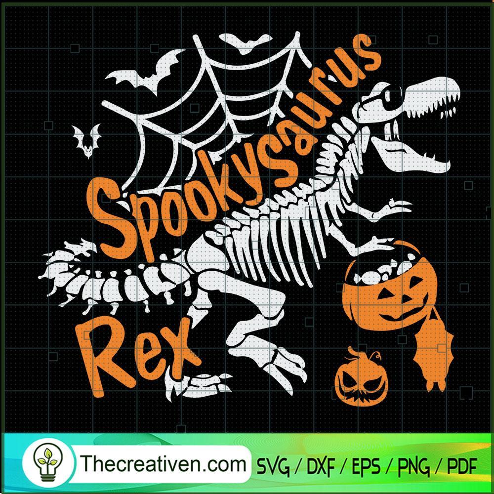 Spookysaurus Rex SVG, Halloween SVG, Scary SVG, Oct 31 SVG 1 20 copy 5
