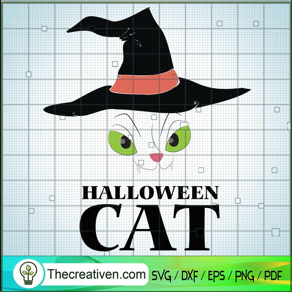 Halloween Cat SVG Cut File for Cricut & Silhouette Design 41780 1 Halloween Cat SVG Cut File for Cricut & Silhouette Design 41780
