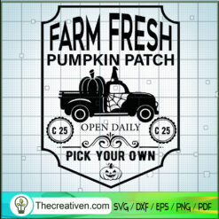 Farm Fresh Pumpkin Patch Ope SVG Cut File for Cricut