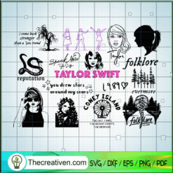 Taylor Swift Bundle SVG, Taylor Swift SVG, Bundle SVG