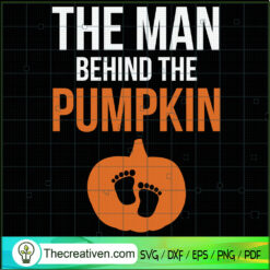 The Man Behind The Pumpkin SVG Cut File for Cricut & S Design 41665