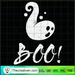 Boo Halloween SVG Cut File for Cricut & Silhouette Design 41642