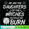 We Are The Daughters Of The Witches You Could Not Burn SVG, Halloween SVG, Scary SVG, Oct 31 SVG 2 Tweetii 201016 NT 03 copy