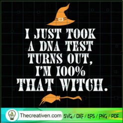 I Just Took A DNA Test Turns Out I'm 1 SVG Cut File fo Design 41610