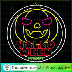 Halloween Neon SVG Cut File for Cricut & Silhouette