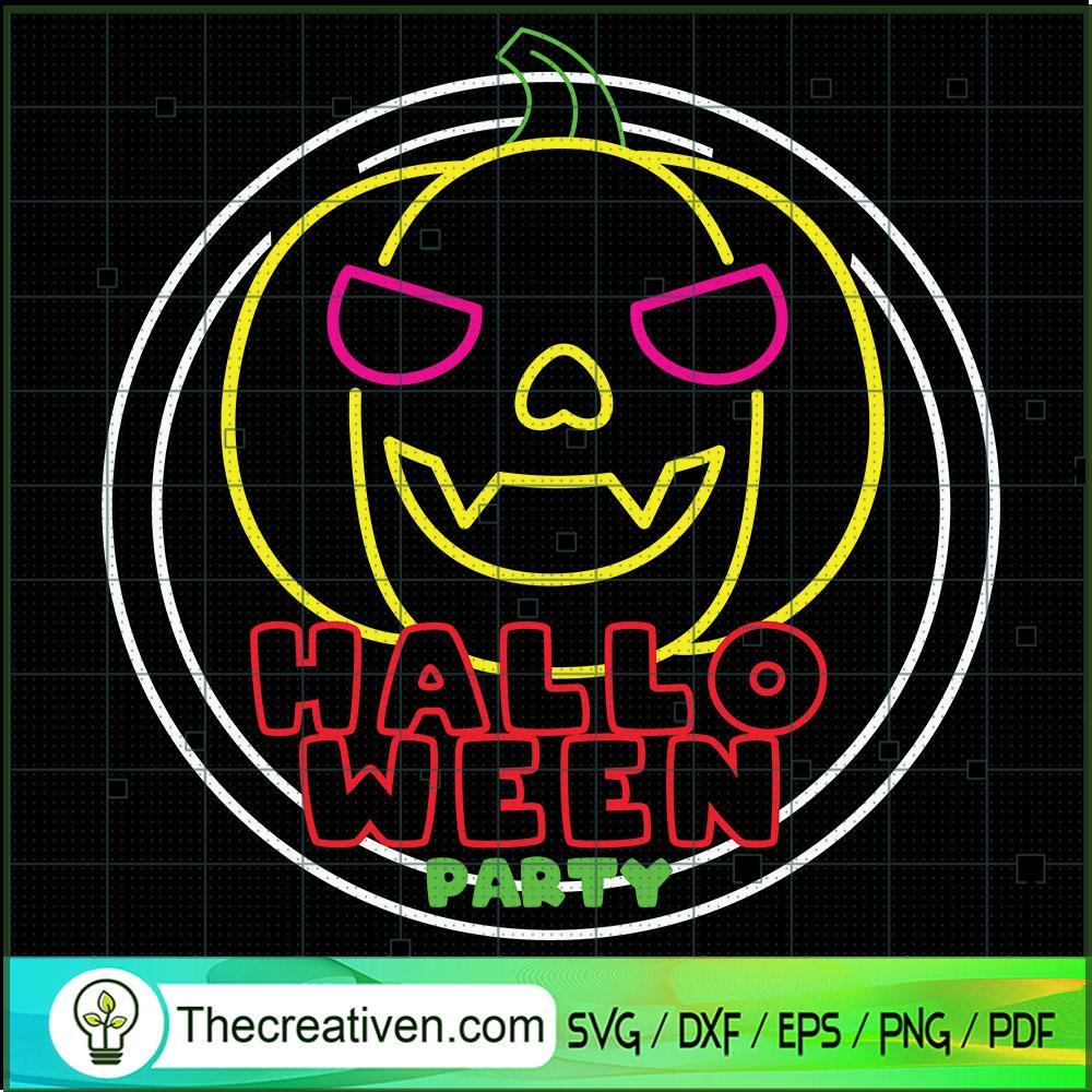 Halloween Neon SVG Cut File for Cricut & Silhouette 1 Halloween Neon SVG Cut File for Cricut & Silhouette