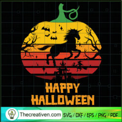 Happy Halloween Horse SVG Cut File for Cricut & Silhouette