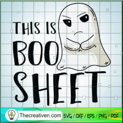 This Is Boo Sheet SVG Cut File for Cricut & Silhouette Design 41452