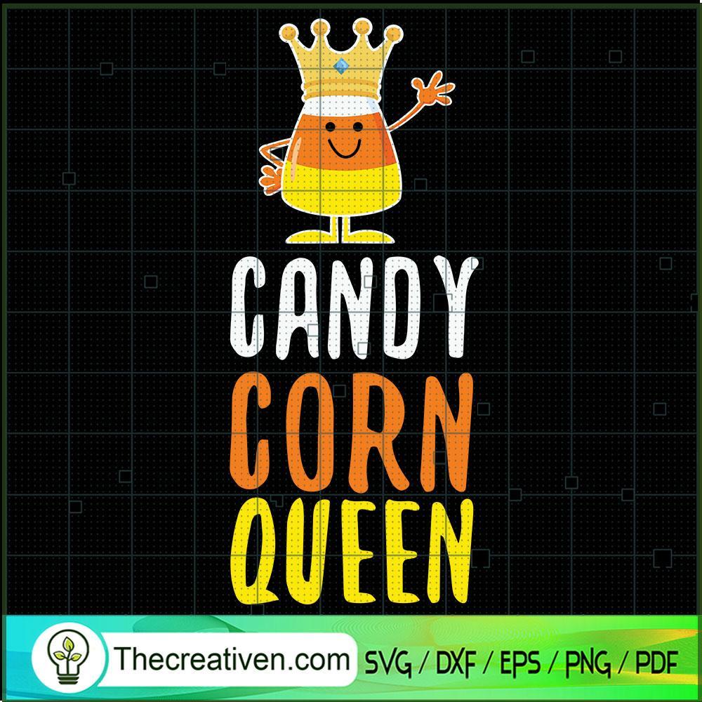 Candy Corn Queen SVG Cut File for Cricut & Silhouette 1 Candy Corn Queen SVG Cut File for Cricut & Silhouette