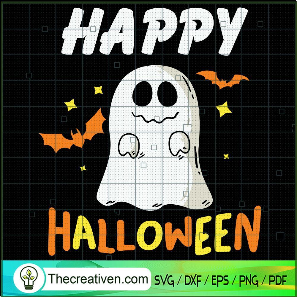 Happy Halloween Boo SVG Cut File for Cricut & Silhouette 1 Happy Halloween Boo SVG Cut File for Cricut & Silhouette