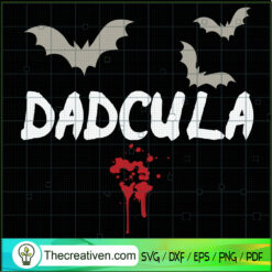 Dacula Halloween SVG Cut File for Cricut & Silhouette