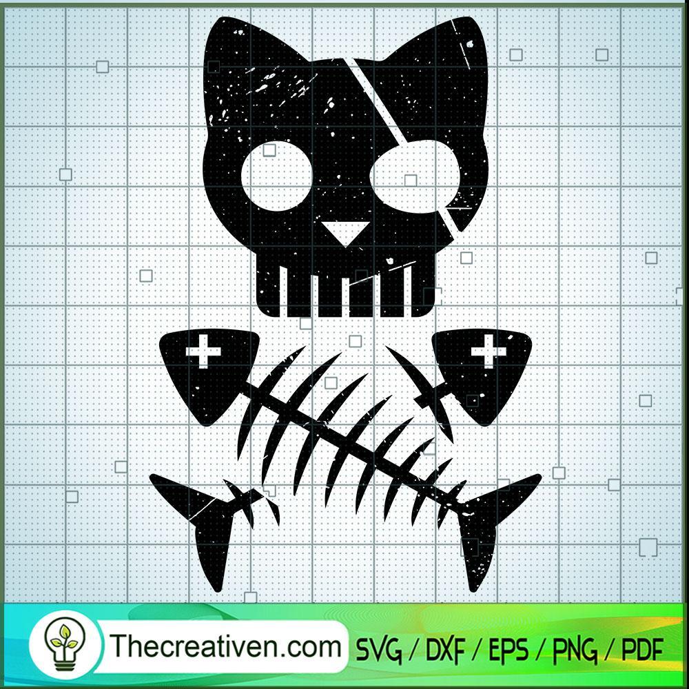 Meow Skeleton SVG, Halloween SVG, Scary SVG, Oct 31 SVG 1 Tweetii 201023 NT 07 copy