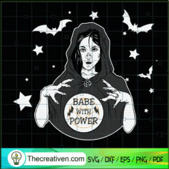 Babe With Power SVG Cut File for Cricut & Silhouette