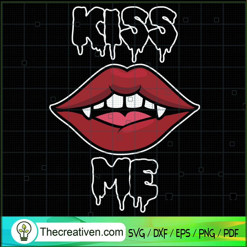 Kiss Me SVG, Halloween SVG, Scary SVG, Oct 31 SVG 1 Tweetii 201022 NT 03 copy