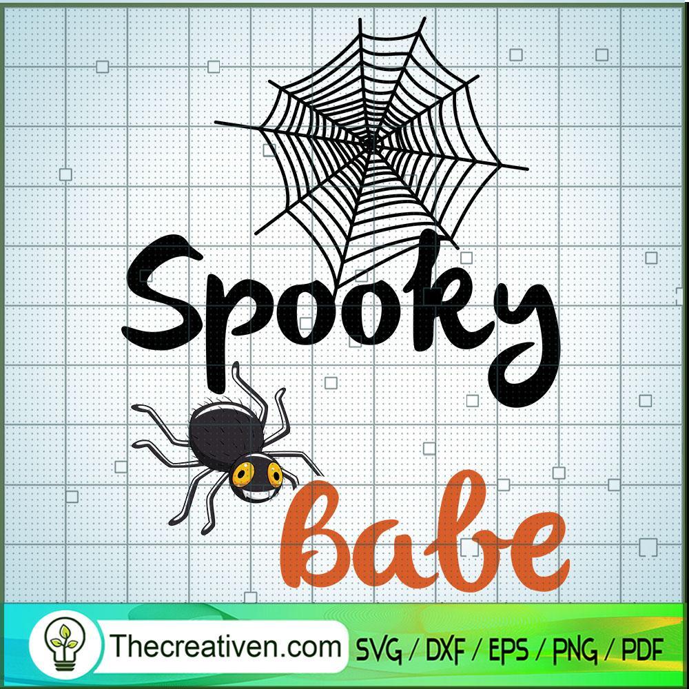Spooky Babe SVG Cut File for Cricut & Silhouette 1 Spooky Babe SVG Cut File for Cricut & Silhouette