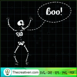 Skeleton Boo SVG Cut File for Cricut & Silhouette