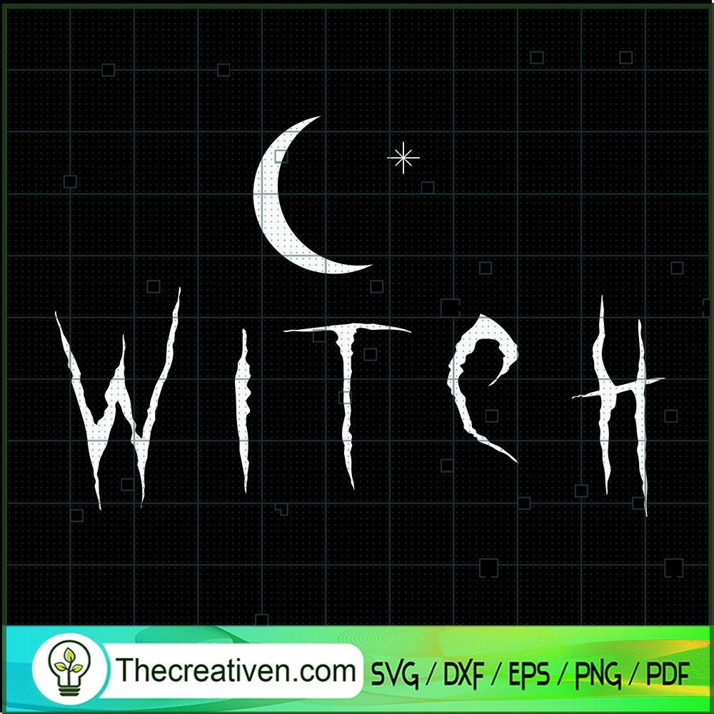 Witch Night Moon SVG Cut File for Cricut & Silhouette 1 Witch Night Moon SVG Cut File for Cricut & Silhouette