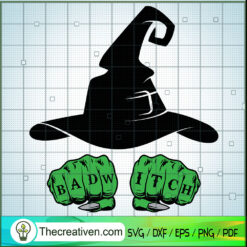 Bad Witch SVG Cut File for Cricut & Silhouette