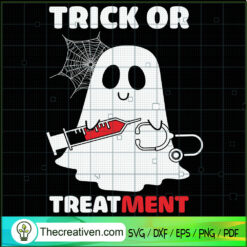 Trick Or Treatment SVG Cut File for Cricut & Silhouette
