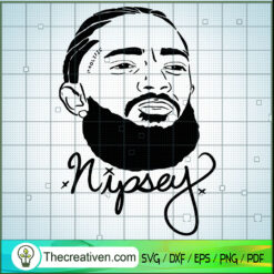 Nipsey Hussle SVG, Rapper SVG, Ermias Joseph Asghedom SVG