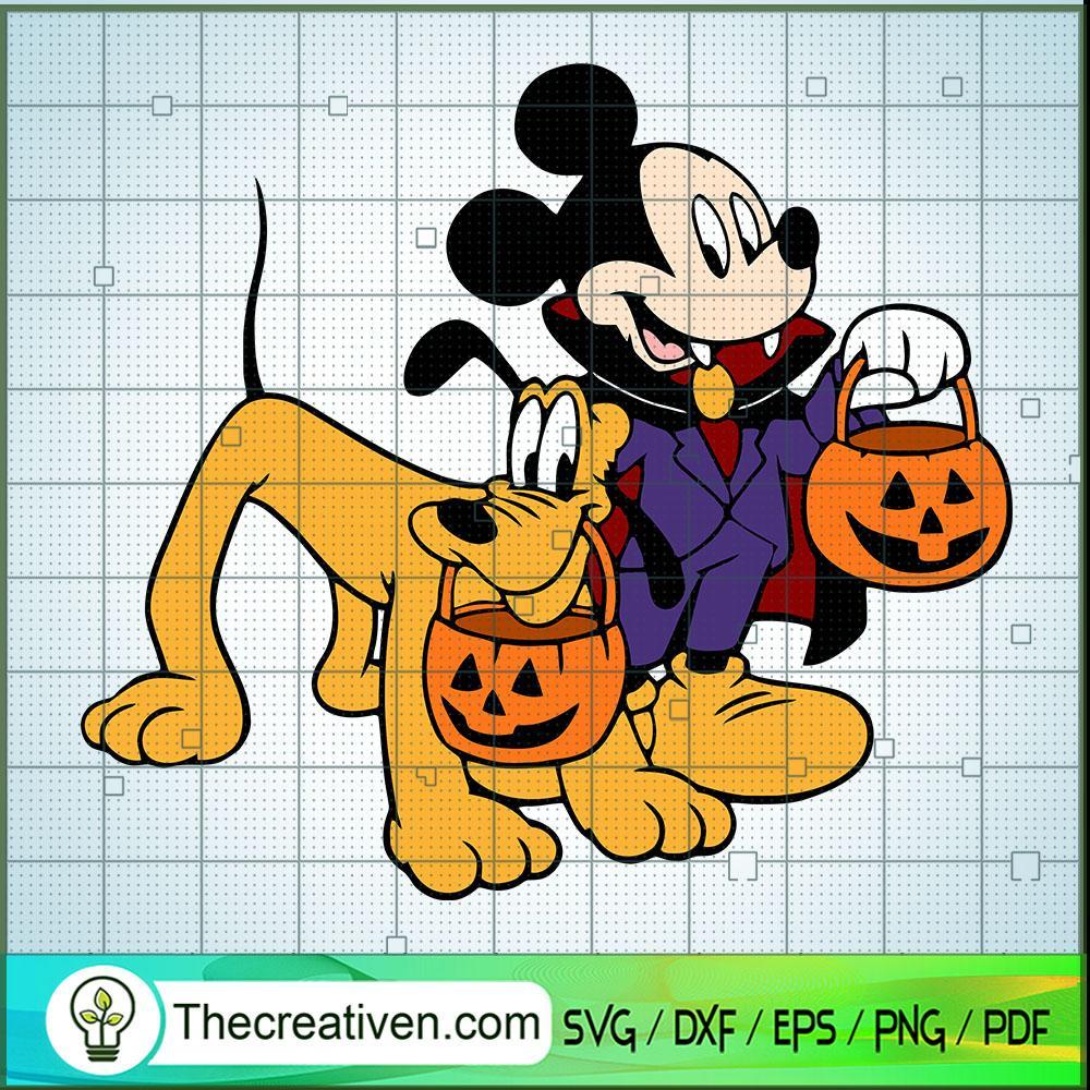 Mickey and Pluto Halloween SVG, Mickey SVG, Halloween SVG 1 Mickey and Pluto Halloween SVG, Mickey SVG, Halloween SVG