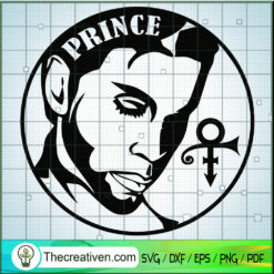 Prince Logo Circle SVG, Purple Rain SVG, Prince Rogers Nelson SVG