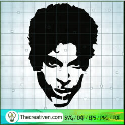 Look at Him Prince Face SVG, Purple Rain SVG, Prince Rogers Nelson SVG