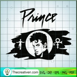 Prince Face Circle SVG, Purple Rain SVG, Prince Rogers Nelson SVG