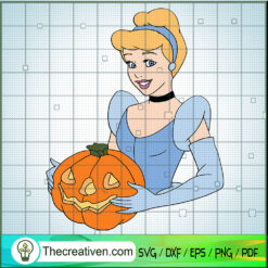 Cinderella Princess Hallowee SVG Cut File for Cricut