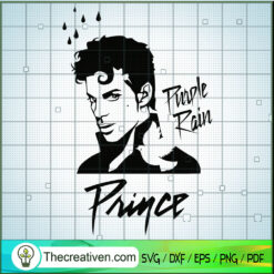 Purple Rain - Prince Face SVG Cut File for Cricut & Silhouette