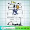 Snoopy Fan New York Yankee SVG, New York Yankee SVG, Snoopy SVG 3 snoopy baseball new york yankees copy