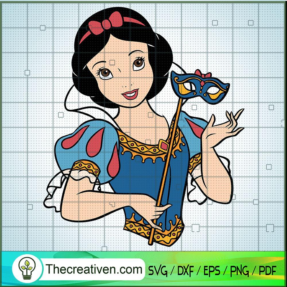 Snow White Take A Mask SVG, Disney Princess SVG, Disney SVG 1 Snow White 1 copy