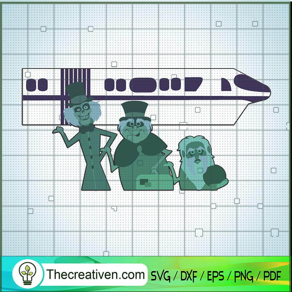 Three Ghost SVG, The Haunted Mansion SVG, Halloween SVG 1 Three Ghost SVG, The Haunted Mansion SVG, Halloween SVG
