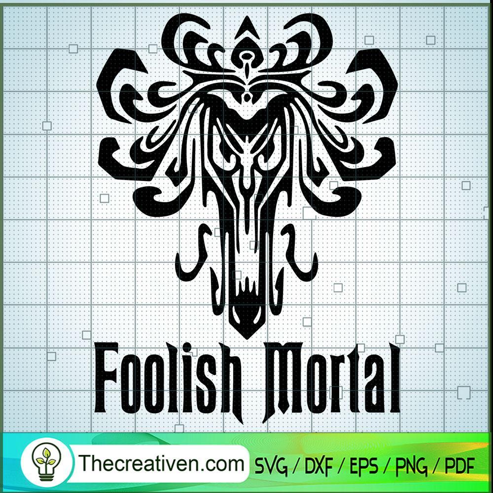 Foolish Mortal Pattern SVG, The Haunted Mansion SVG, Halloween SVG 1 Foolish Mortal Pattern SVG, The Haunted Mansion SVG, Halloween SVG