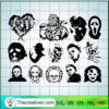 Bundle Face Horror Halloween SVG, Halloween SVG, Horror SVG