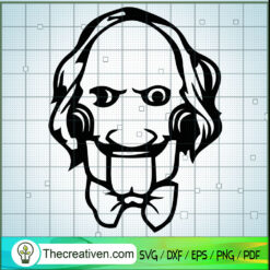Horror Face Villain SVG, Halloween SVG, Horror SVG