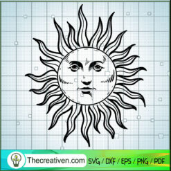 The Sun SVG Cut File for Cricut & Silhouette