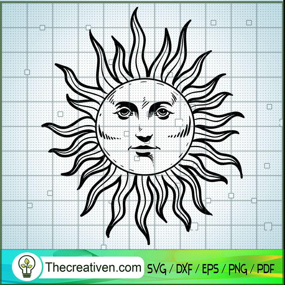 The Sun SVG Cut File for Cricut & Silhouette 1 The Sun SVG Cut File for Cricut & Silhouette
