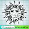 Sun And Moon SVG Cut File for Cricut & Silhouette Design 40650