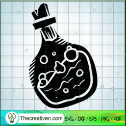 Black Potion SVG Cut File for Cricut & Silhouette