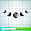 Moon Phases SVG Cut File for Cricut & Silhouette
