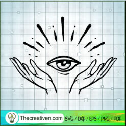 Hand And Eye SVG Cut File for Cricut & Silhouette
