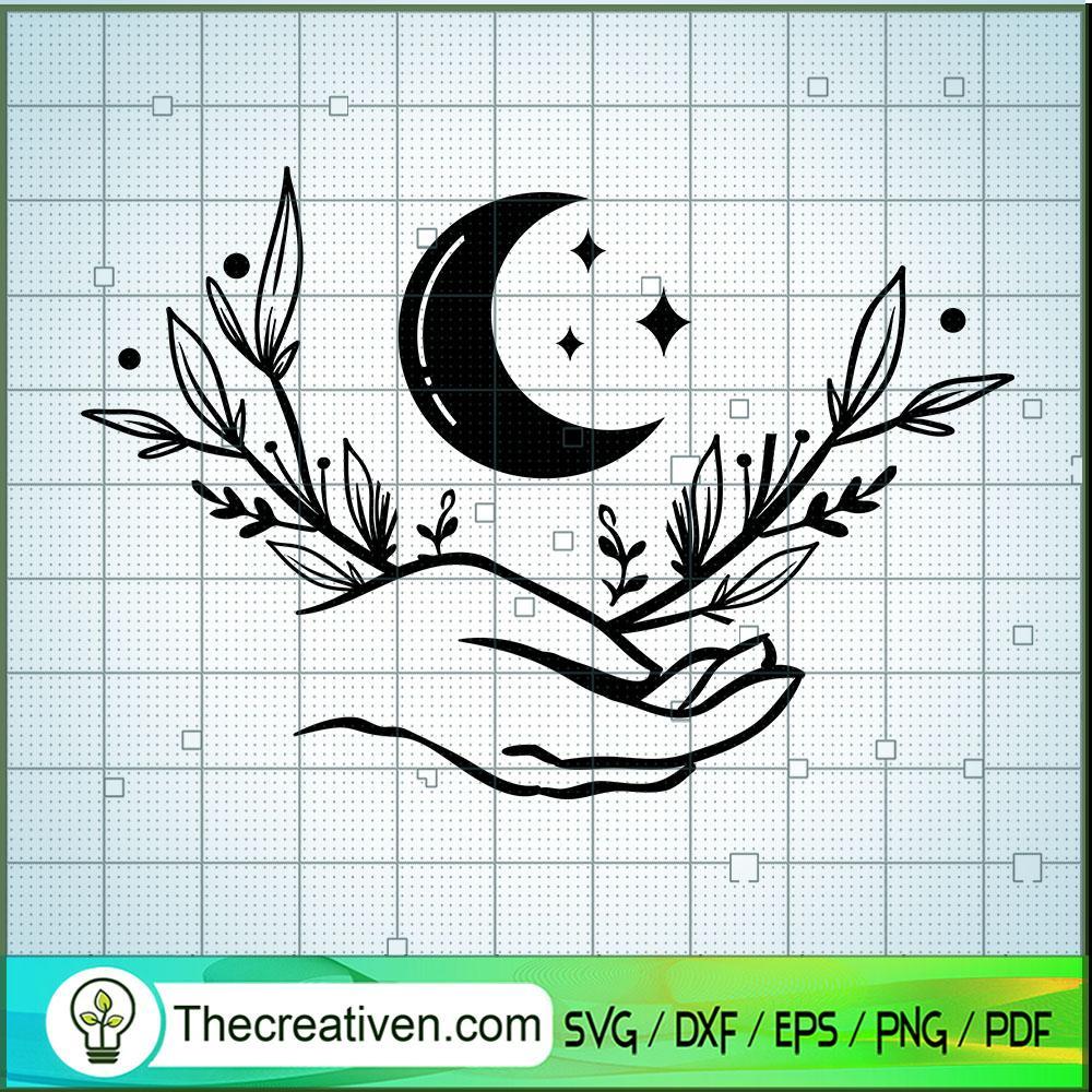 Hand And Wreath SVG Cut File for Cricut & Silhouette 1 Hand And Wreath SVG Cut File for Cricut & Silhouette