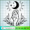 Hand And Moon SVG Cut File for Cricut & Silhouette