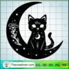 Cat On Moon SVG Cut File for Cricut & Silhouette 3 Cat on moon copy